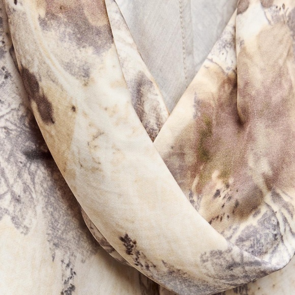 Zara ZW Collection Silky Animal Printed Dress - Picture 4 of 5